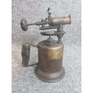 Turner No 20A1 Blow Torch Sycamore Illinois Brass Kerosene Soldering Tool Vtg